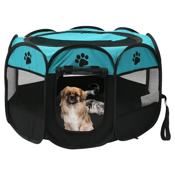 Foldable Pet Playpen,Carrying Case,Exercise Pen,Large Tent for Small Dogs and Cats