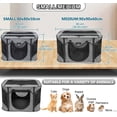 thumbnail image 1 of Foldable Pet Playpen Portable Puppy Exercise Pen Collapsible Kennel Octagon Tent for  Dog Rabbit Hamster Medium Gray, 1 of 8