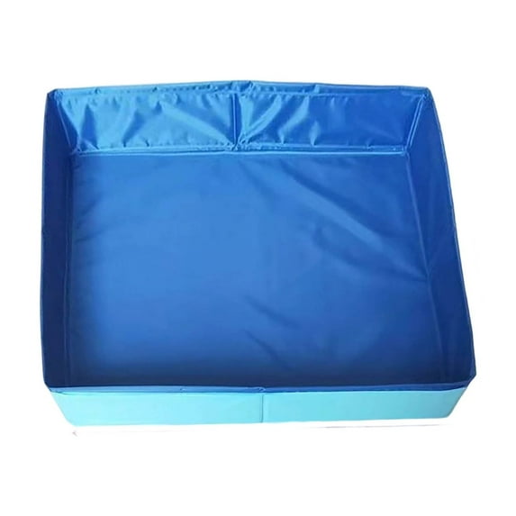 Foldable Pet Pool Bath Tub for Dogs and Cats Portable Swimming Pool for Indoor Outdoor Use Non-Inflatable Dog Bathtub for Small and Wading