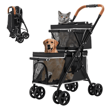 Foldable Pet Stroller for Dogs and Cats