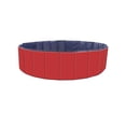 thumbnail image 1 of Foldable Pet Swimming Pool PVC Kiddie Baby Dog Swim Pool Bathing Tub Playmat Kids Pools, Red, 1 of 1