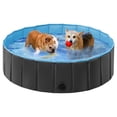 thumbnail image 1 of Foldable Pet Swimming Pool for Garden/Beach/Yard/Home, M 39.5 inch, Black, 1 of 10