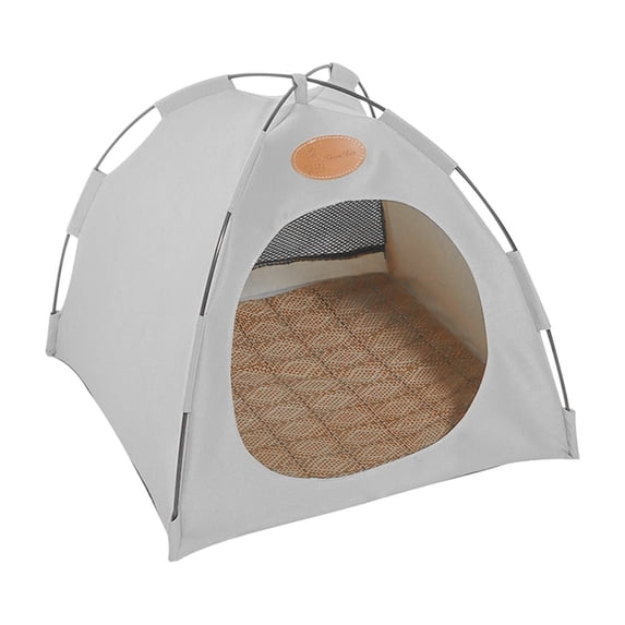 Foldable Pet Tent, Portable Breathable Pet Shelter House, Washable Lightweight Outdoor Dog Cat Tent, Privacy Resting Kennel Bed for Camping, Picnic, Hiking, Beach and Indoor Home Use