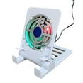 thumbnail image 1 of Foldable Phone Holder Stand With Cooling Fan Radiator USB Power Gamings Accessory For Smartphone Tablet Quiet Operations, 1 of 9