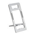 thumbnail image 1 of Foldable Phone Stand Aluminum Alloy Portable Desktop Holder Card Size Thin Compact for iPhone Samsung Tablet, 1 of 6