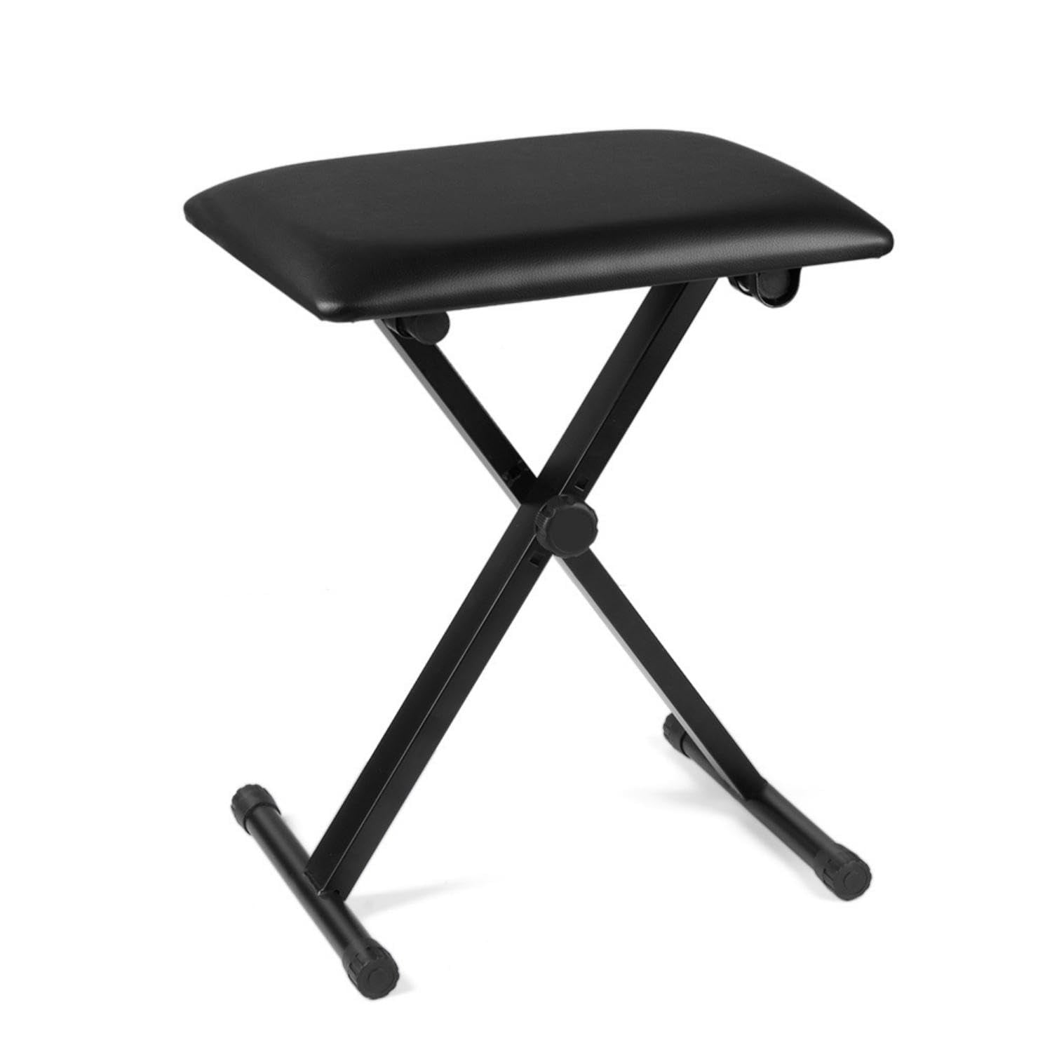Foldable Piano Bench - Adjustable Keyboard Seat & Musician Stool Anti-slip Chair Durable Comfortable Padded Folding Stoo