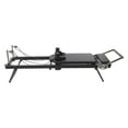 thumbnail image 1 of Foldable Pilates Reformer Machine - Professional Home Gym Equipment with Adjustable Springs & Footbar, 120kg Capacity (Black,77.56"), 1 of 17