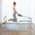 thumbnail image 1 of Foldable Pilates Reformer, Pilates Machine & Equipment for Home use, White, 1 of 7