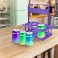 thumbnail image 1 of Foldable Plastic Beverage Carrier for 6 Cans or Bottles with Handle for Easy Transport and Storage, 1 of 5