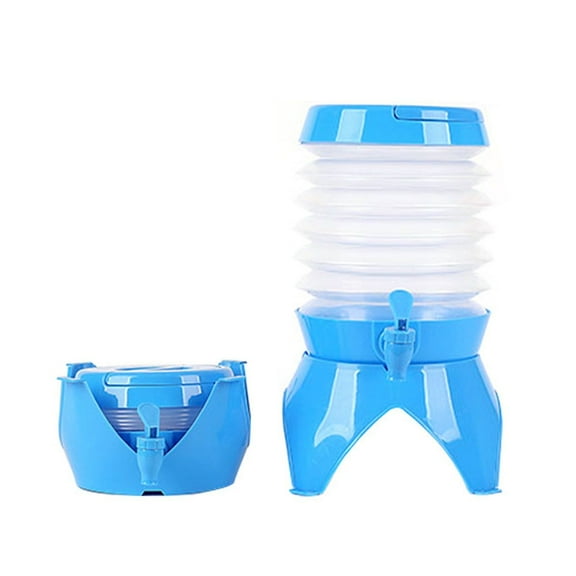 Foldable Plastic Beverage Machine with Tap, Lemonade Machine, Water Bottle with Tap, Camping Water Container, Plastic Car Beverage Machine