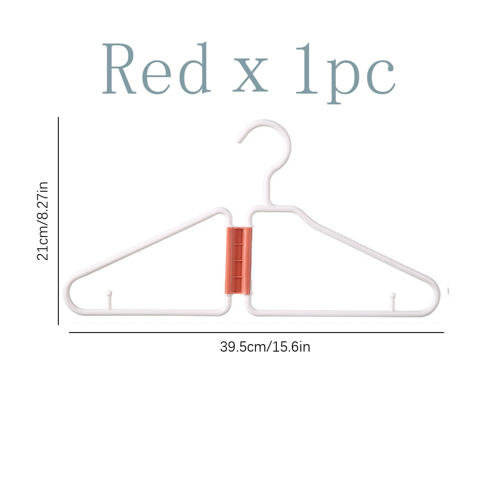 Foldable Plastic Clothes Hanger - Portable Folding Clothes Hanger for Travel, Folding Hangers Space Saving