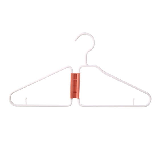 Foldable Plastic Clothes Hanger Space Saving Portable Travel Closet Organizer