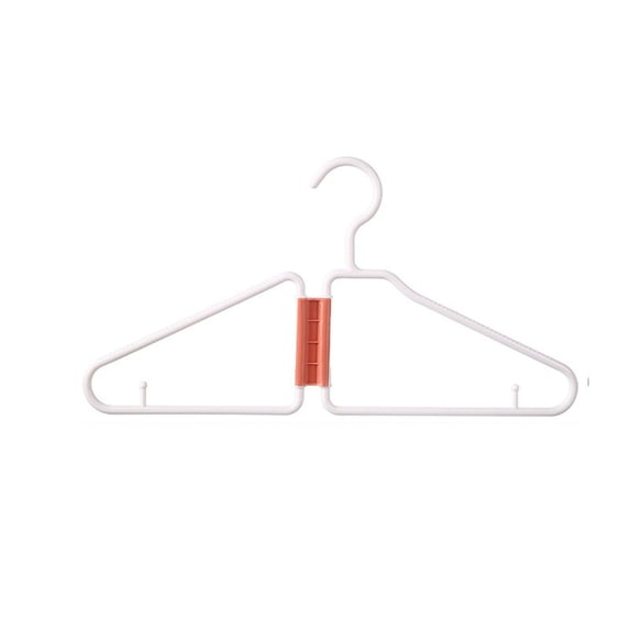 Foldable Plastic Clothes Hanger Space Saving Wall Mounted Storage Rack for Home Closet