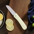 thumbnail image 1 of Foldable Plastic Paring Knive, Fruit Knifes Small, Portable for Travel Camping Picnic, Safe Knives, Multifunctional Kitchen Knife Scraper Fruit Cutter, 1 of 6