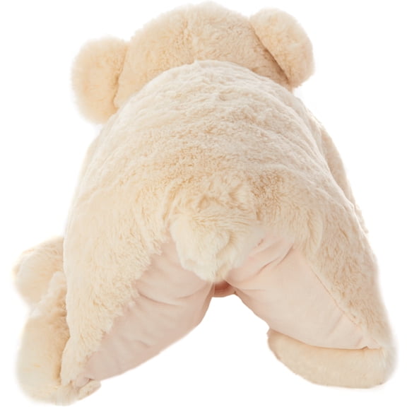 Foldable Plush Polar Bear Pillow