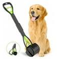 thumbnail image 1 of Foldable Pooper Scooper for Dogs, 60cm Long Handle, Heavy Duty Pet Waste Pick Up Tool with Teeth Grip and Double Spring – Portable and Compact Poop Scoop for Grass, Gravel, Dirt, 1 of 11
