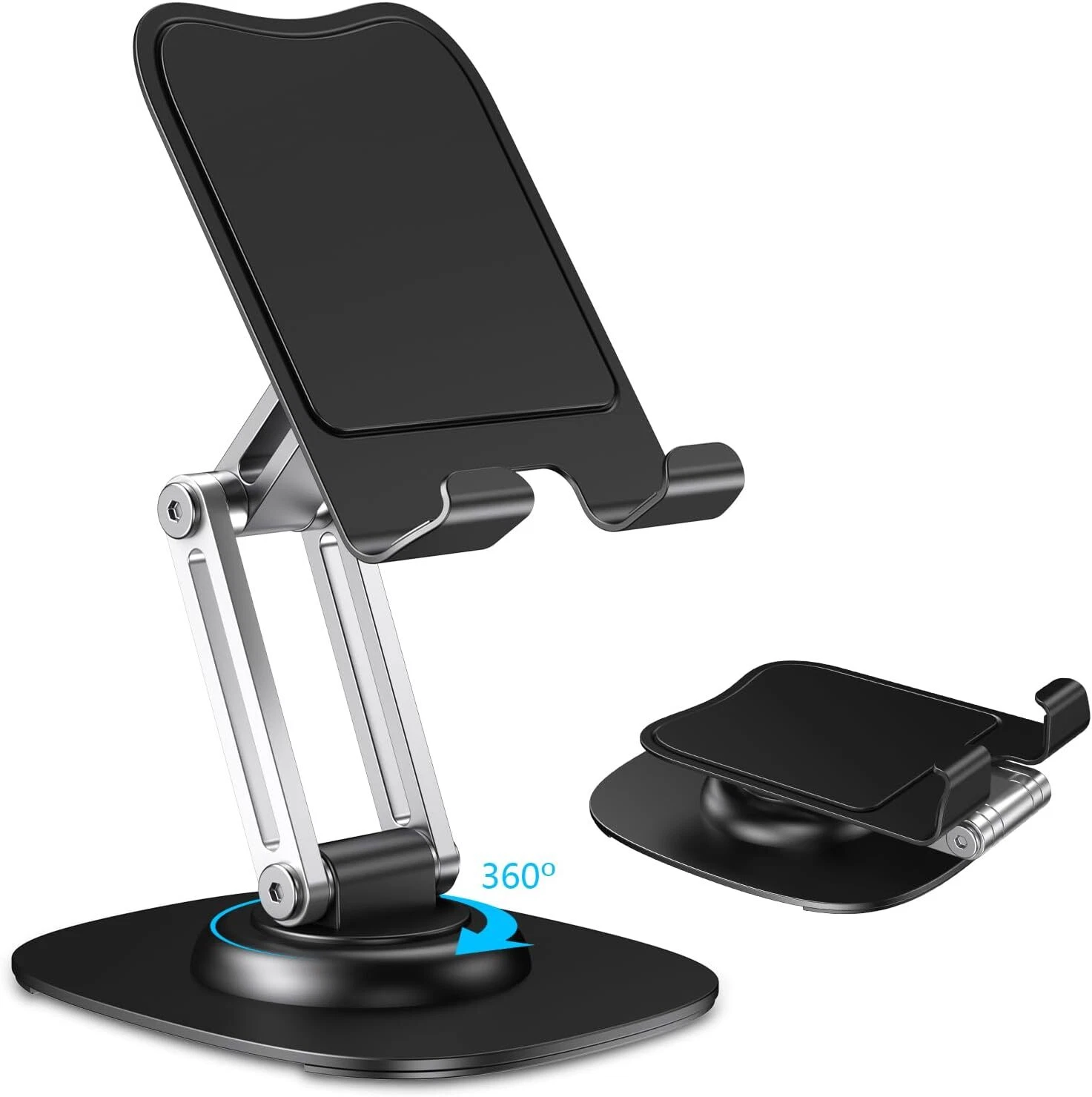 Foldable & Portable Aluminum Desktop Cell Phone Holder Desk Stand Metal Base Us