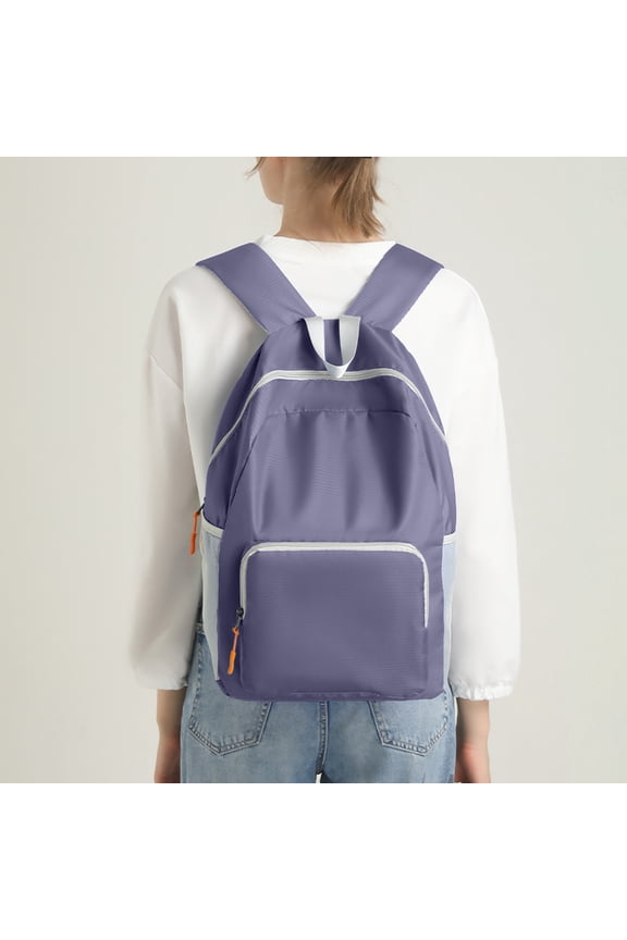 Foldable Portable Backpack and Large Capacity Ultralight Travel Bag and Lightweight Outdoor Backpack New, Style-hd-413, Purples