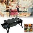 thumbnail image 1 of Foldable Portable Bbq Grill Black Free Size, 1 of 9