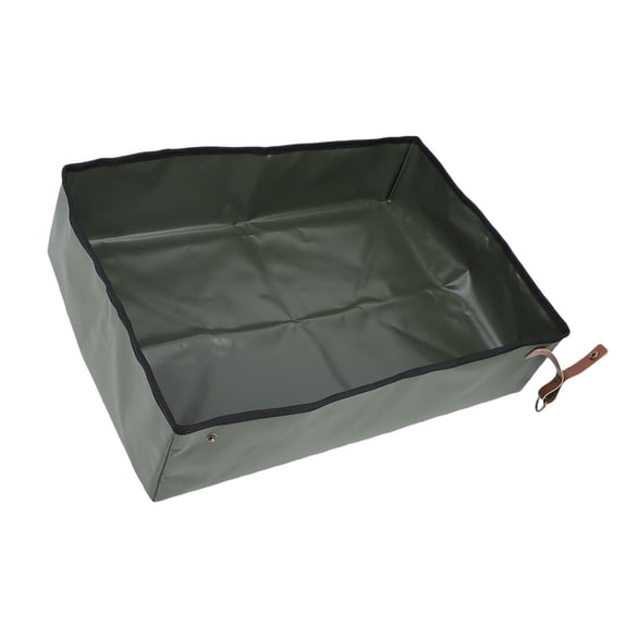 Foldable Portable Cat Litter Box, 13.7x19.6x4.9in Waterproof Collapsible Travel Toilet for Cats, Rabbits, Camping, RV, and Hotels