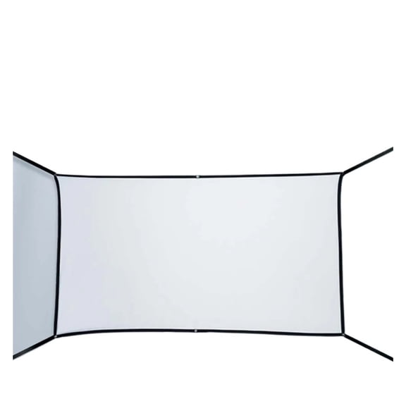 Foldable Portable Extended Sidebands For Indoor And Outdoor Use Polyester Soft Projection Screen 60 72 84 100 120 150inch