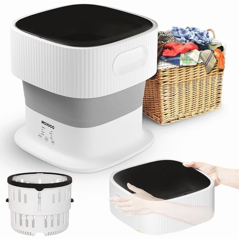 Collapsible Washer Mojoco Foldable Portable Washing Machine - Mini ...