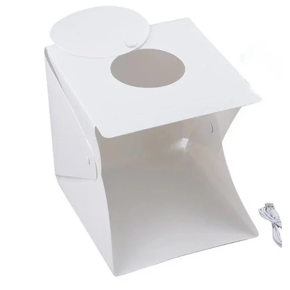 Foldable Portable Photo Mini Light Box Studio Tent Home Photography LED 16 X 16.