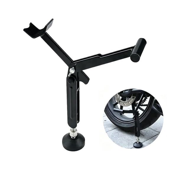 Foldable Portable Rear Stand, Parking Support Bracket for Motorcycle & Electric Bike Maintenance and Repair