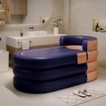 thumbnail image 1 of Foldable Portable Soaking Inflatable Bathtub with Electric Air Pump,Eco-Friendly Bathing Tub for Shower Stall,One-piece Bath Cover Design with Zipper, Keep Temperature Long Time, 1 of 8