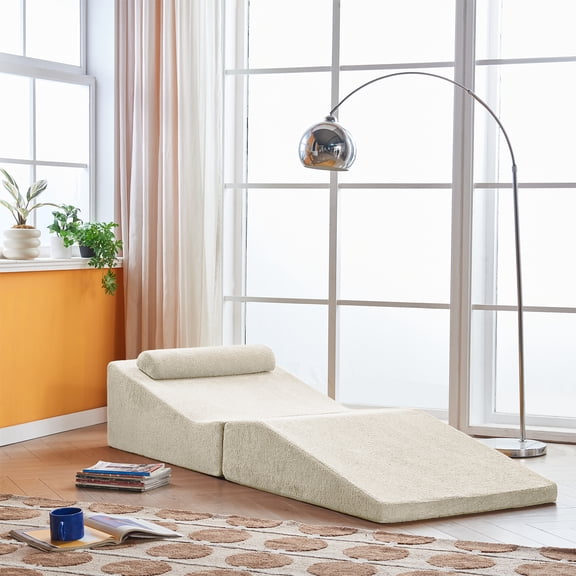 Foldable Portable Sofa Bed Eco-Friendly Multi-Color Sponge Lounger