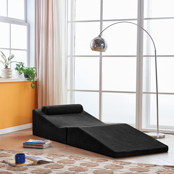 Foldable Portable Sofa Bed Eco-Friendly Multi-Color Sponge Lounger