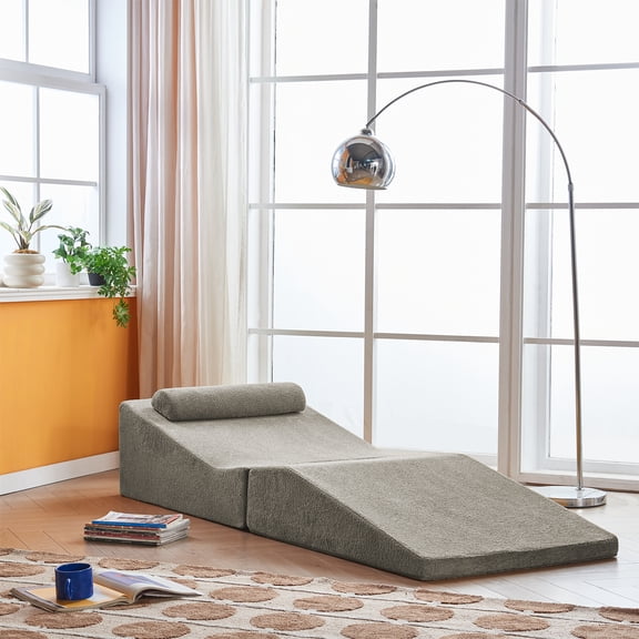 Foldable Portable Sofa Bed Eco-Friendly Multi-Color Sponge Lounger