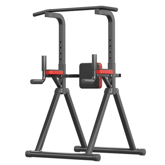 Foldable Power Tower Adjustable Multifunction Pull Up Bar Station Pullup Dip Rack For Home Gym