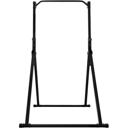 Foldable Pull Up Bar, Power Tower Workout Dip Station Height Adjustable Pull Up Bar for Home, Gym Training Equipment