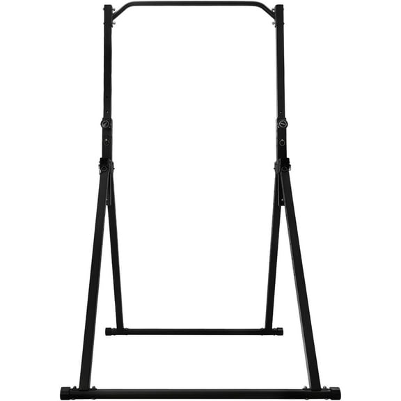 Foldable Pull Up Bar, Power Tower Workout Dip Station Height Adjustable Pull Up Bar for Home, Gym Training Equipment