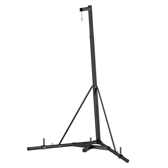 Foldable Punch Bag Stand - Heavy Bag Stand, Adjustable Height, Weighted Base, Free Standing Home Gym Equipment