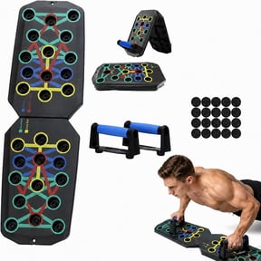 Foldable Push Up Board, 28-in-1 Portable Home Gym Fitness Equipment, Professional Multi-Function Push Up Training System for Chest, Shoulders, Triceps and Back