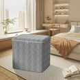 thumbnail image 1 of Foldable Quilt Storage Bag Blanket Bin - Large-Capacity Under-Bed Organizer Comforter Chest, Space-Saving Heavy-Duty Blanket Organizer with Zippers and Handles for Closet Bedding Dorm, 1 of 5