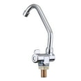 thumbnail image 1 of Foldable RV Faucet Rotating Single Handle, Deck/Wall Mounted RV Kitchen Tap Copper Cold Water, 1 of 6