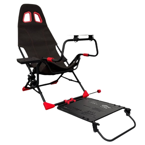 Foldable Racing Simulator Cockpit with Steering Wheel Mount