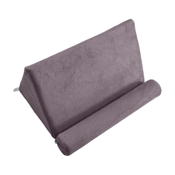Foldable Reading Pillow with Stand, Multi-Angle Lap Desk for Tablet and Phone, Comfortable Back Support Pillow for Bed Sofa and Travel, Cozy Home Gift