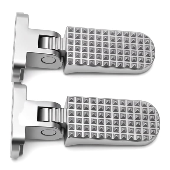 Foldable Rear Foot Pegs for Bike, Aluminum Alloy Pedals for Mountain Ebike 2 Pack