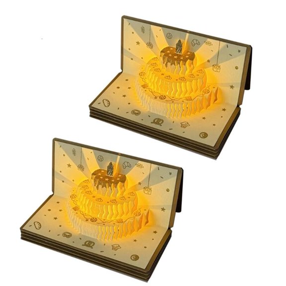 Foldable Red Envelope Combining LED Light Effect And Music For Celebration Greeting Handmade Money Holder