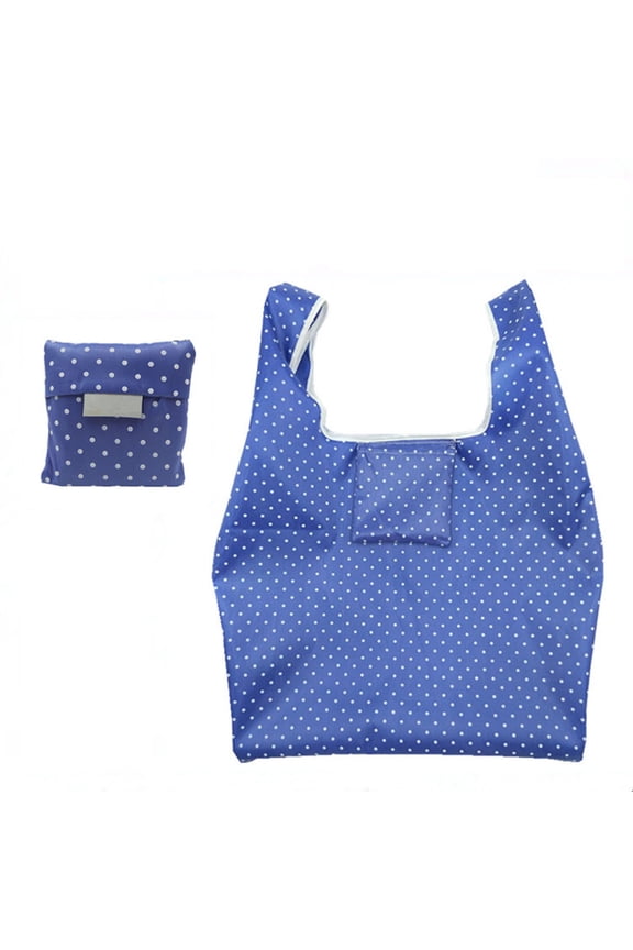 Foldable Reusable Shopping Tote Bag Waterproof Oxford Cloth, Reinforced Handles Carry 15kg Groceries Laundry Beach Gear, Collapsible Eco Tote That Folds to Pocket Size for Travel