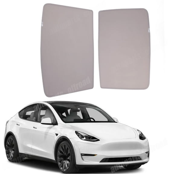 Foldable Roof Sunshade for Tesla Model Y 2020-2024 UV Blocking