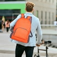 thumbnail image 1 of Foldable Rucksack,Lightweight Portable Outdoor Backpack for Hiking, Camping, Cycling and Daily Sports Travel,Orange, 1 of 6
