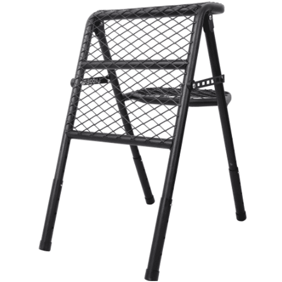 Foldable SUV Tire Ladder Adjustable Access Step for Truck RV Offroad