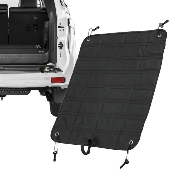 Foldable SUV Trunk Mat for Dogs, Waterproof Non Slip Boot Liner, Scratch Resistant Cargo Cover with Flap, for Pet Travel Car Protection