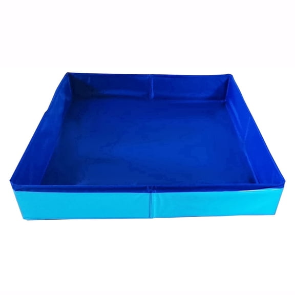 SXDY Kids Sandbox Toys Children Summer Outdoor Beach Sand Box Sand Table Toys for Boys and Girls Holiday Gifts Square Blue