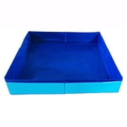 SXDY Kids Sandbox Toys Children Summer Outdoor Beach Sand Box Sand Table Toys for Boys and Girls Holiday Gifts Square Blue